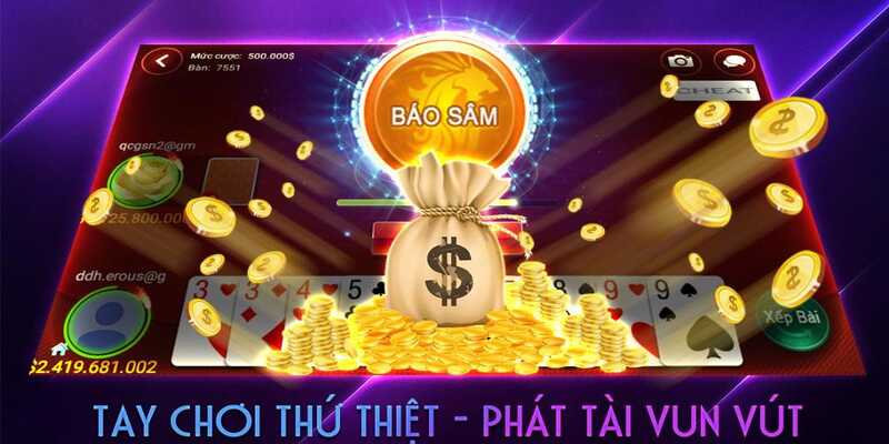 Báo Sâm là một quyết định quan trọng trong game bài Sâm Lốc 